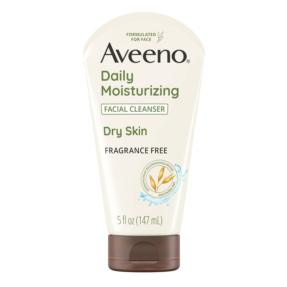 Aveeno Daily Moisturizing with Soothing Oat Facial Cleanser, 5 Oz